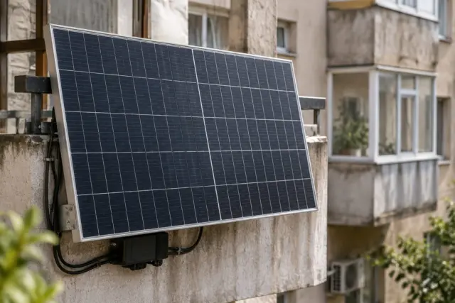 Panouri fotovoltaice de balcon